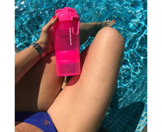 Шейкер спортивный SmartShake Original2GO 600ml Neon Pink (10560502), изображение 3