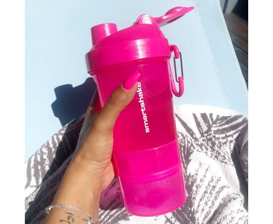 Шейкер спортивный SmartShake Original2GO 600ml Neon Pink (10560502), изображение 4
