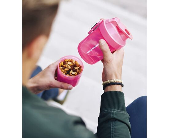 Шейкер спортивный SmartShake Original2GO 600ml Neon Pink (10560502), изображение 5