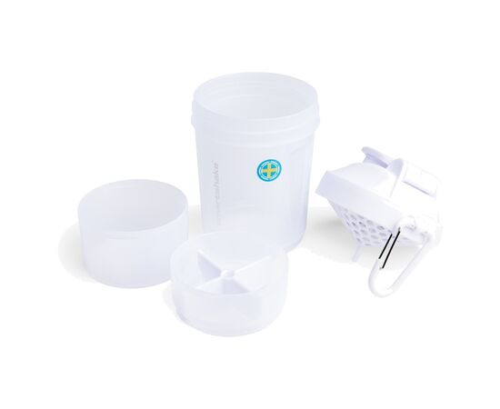 Шейкер спортивный SmartShake Original2GO 600ml Pure White (10560602), изображение 2 Шейкер спортивный SmartShake Original2GO 600ml Pure White (10560602), изображение 2