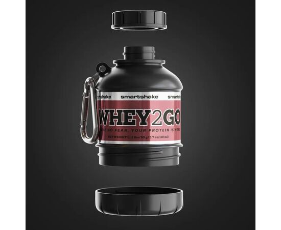 Контейнер спортивный SmartShake Whey2Go Funnel Pillbox 110ml Black (80106801), изображение 4 Контейнер спортивный SmartShake Whey2Go Funnel Pillbox 110ml Black (80106801), изображение 4