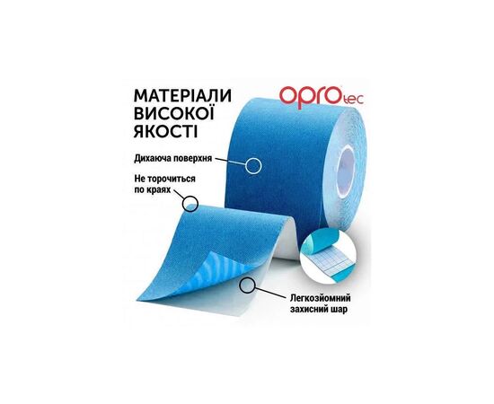 Кинезио тейп Opro Kinesiology Tape Блакитний (TEC57542), изображение 7 Кинезио тейп Opro Kinesiology Tape Блакитний (TEC57542), изображение 7