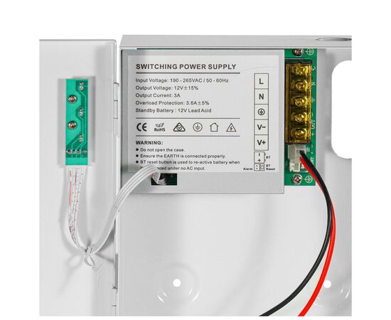 Блок питания для систем видеонаблюдения Kraft Energy PSU-1203LED, изображение 3 Блок питания для систем видеонаблюдения Kraft Energy PSU-1203LED, изображение 3