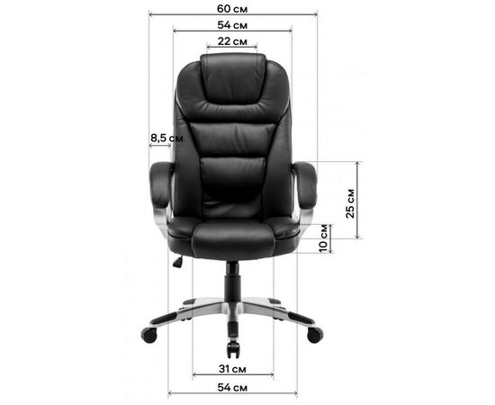 Офисное кресло GT Racer X-2852 Classic Black, зображення 7 Офисное кресло GT Racer X-2852 Classic Black, зображення 7