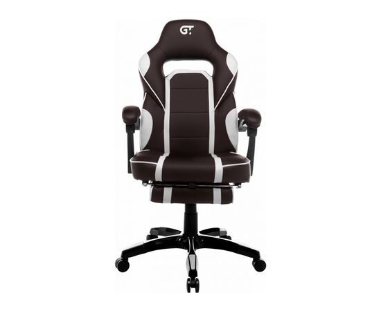 Кресло игровое GT Racer X-2749-1 Dark Brown/White, изображение 3 Кресло игровое GT Racer X-2749-1 Dark Brown/White, изображение 3