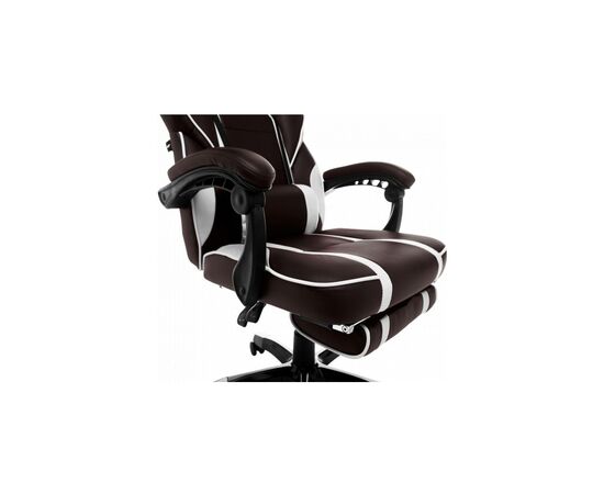 Кресло игровое GT Racer X-2749-1 Dark Brown/White, изображение 8 Кресло игровое GT Racer X-2749-1 Dark Brown/White, изображение 8