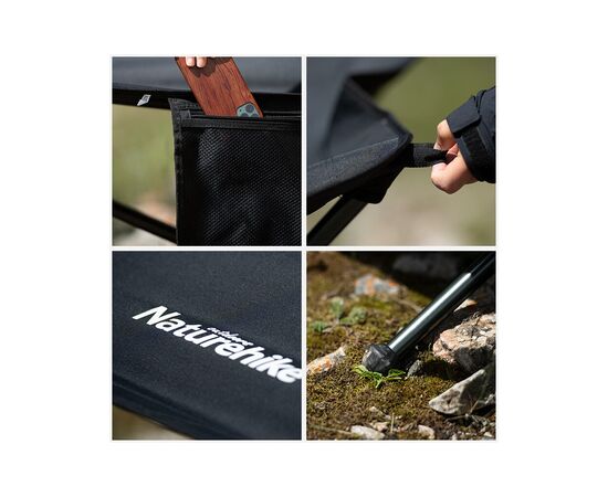 Гамак Naturehike Outdoor Folding Hammock NH20JJ011 300D Oxford Black (6927595747834), изображение 4 Гамак Naturehike Outdoor Folding Hammock NH20JJ011 300D Oxford Black (6927595747834), изображение 4