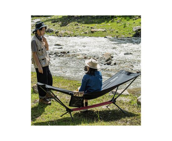 Гамак Naturehike Outdoor Folding Hammock NH20JJ011 300D Oxford Black (6927595747834), изображение 6 Гамак Naturehike Outdoor Folding Hammock NH20JJ011 300D Oxford Black (6927595747834), изображение 6