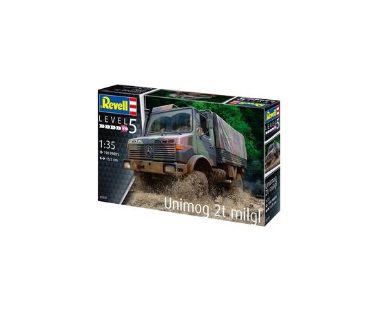 Сборная модель Revell Грузовик Unimog 2T milgl уровень 5, 1:35 (RVL-03337), изображение 2 Сборная модель Revell Грузовик Unimog 2T milgl уровень 5, 1:35 (RVL-03337), изображение 2