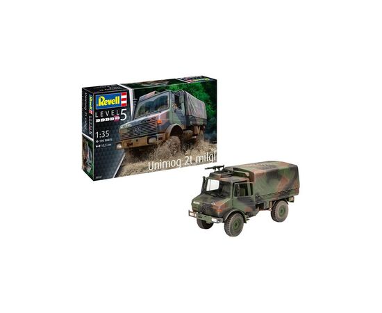 Сборная модель Revell Грузовик Unimog 2T milgl уровень 5, 1:35 (RVL-03337)