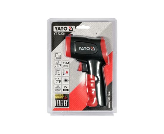 Пирометр Yato YT-73200 -50C +600C (YT-73200), изображение 5 Пирометр Yato YT-73200 -50C +600C (YT-73200), изображение 5