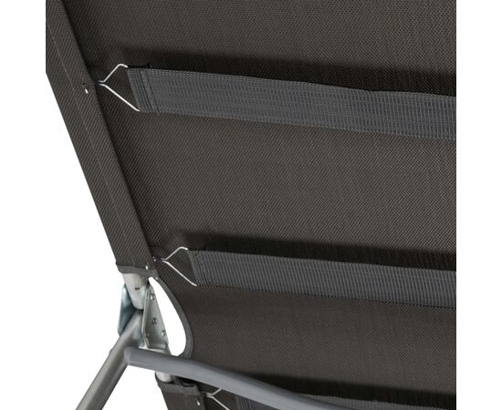Раскладушка Bo-Camp Sun Lounger 3 Positions Anthracite (1304480), изображение 6 Раскладушка Bo-Camp Sun Lounger 3 Positions Anthracite (1304480), изображение 6