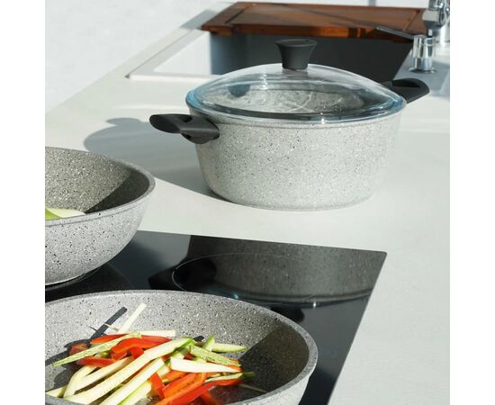 Кастрюля Flonal Dura Induction 4,3 л з кришкою (DUICV2430), изображение 4 Кастрюля Flonal Dura Induction 4,3 л з кришкою (DUICV2430), изображение 4