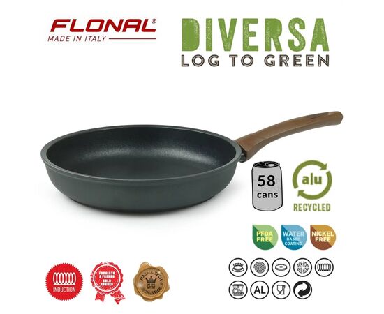 Сковорода Flonal Diversa 28 см (DIVPD2830), изображение 3 Сковорода Flonal Diversa 28 см (DIVPD2830), изображение 3