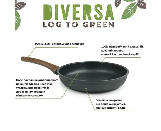 Сковорода Flonal Diversa 28 см (DIVPD2830), изображение 4 Сковорода Flonal Diversa 28 см (DIVPD2830), изображение 4