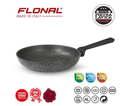 Сковорода Flonal Pietra Lavica 24 см (PLIPP2480), изображение 4 Сковорода Flonal Pietra Lavica 24 см (PLIPP2480), изображение 4