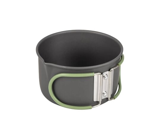 Набір туристичного посуду Bo-Camp Explorer 4 Pieces Hard Anodized Grey/Green (2200244), зображення 7