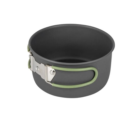 Набір туристичного посуду Bo-Camp Explorer 4 Pieces Hard Anodized Grey/Green (2200244), зображення 8