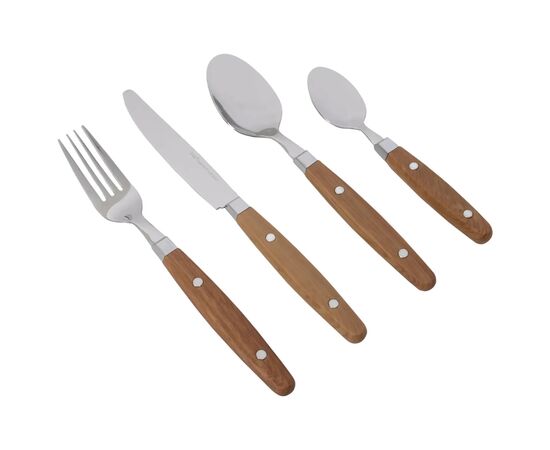 Набор туристической посуды Gimex Cutlery Nature 16 Pieces 4 Person Wood (6960904)