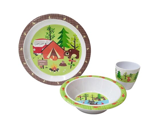 Набор туристической посуды Gimex Tableware Kids 3 Pieces 1 Person Adventure (6965570)