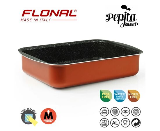 Форма для выпечки Flonal Pepita Granit 25х18 см (PGFLS2550), изображение 2 Форма для выпечки Flonal Pepita Granit 25х18 см (PGFLS2550), изображение 2