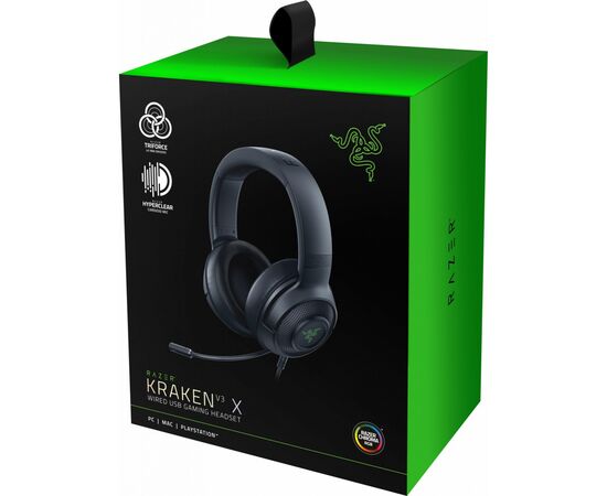 Наушники Razer Kraken V3 X Black (RZ04-03750100-R3M1), изображение 5 Наушники Razer Kraken V3 X Black (RZ04-03750100-R3M1), изображение 5