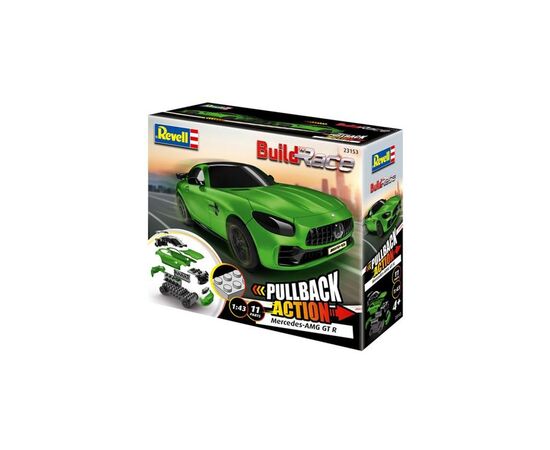 Збірна модель Revell Mercedes-AMG GT R, Green Car рівень 1, 1:43 (RVL-23153)
