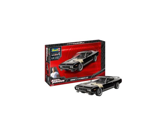 Сборная модель Revell Plymouth GTX 1971 из к/ф Форсаж уровень 4, 1:24 (RVL-07692), изображение 2 Сборная модель Revell Plymouth GTX 1971 из к/ф Форсаж уровень 4, 1:24 (RVL-07692), изображение 2