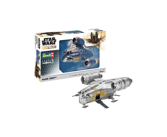 Сборная модель Revell Корабль The Razor Crest из сериала "Мандалорец" уровень 3, 1:72 (RVL-06781), изображение 2 Сборная модель Revell Корабль The Razor Crest из сериала "Мандалорец" уровень 3, 1:72 (RVL-06781), изображение 2