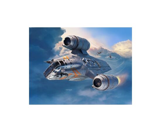 Сборная модель Revell Корабль The Razor Crest из сериала "Мандалорец" уровень 3, 1:72 (RVL-06781), изображение 4 Сборная модель Revell Корабль The Razor Crest из сериала "Мандалорец" уровень 3, 1:72 (RVL-06781), изображение 4
