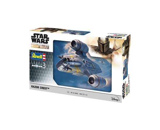 Збірна модель Revell Корабель The Razor Crest з серіалу "Мандалорець" рівень 3, 1:72 (RVL-06781)