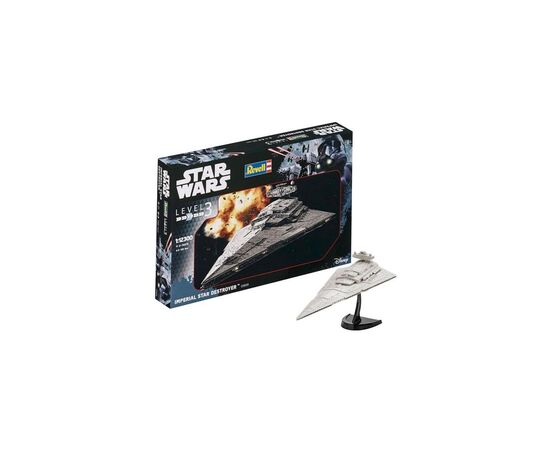 Сборная модель Revell Космический корабль Звездный Разрушитель уровень 3, 1:12300 (RVL-03609), изображение 2 Сборная модель Revell Космический корабль Звездный Разрушитель уровень 3, 1:12300 (RVL-03609), изображение 2
