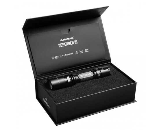 Ліхтар Mactronic Defender 400 Lm + IR 940 nm Infrared (THH0126), зображення 5 Ліхтар Mactronic Defender 400 Lm + IR 940 nm Infrared (THH0126), зображення 5