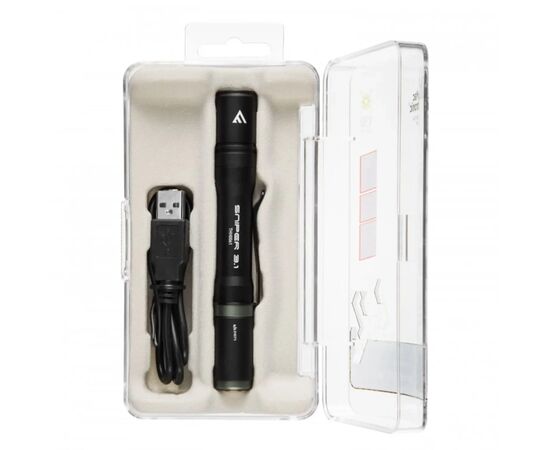 Ліхтар Mactronic Sniper 3.1 (130 Lm) USB Rechargeable Magnetic (THH0061), зображення 6 Ліхтар Mactronic Sniper 3.1 (130 Lm) USB Rechargeable Magnetic (THH0061), зображення 6