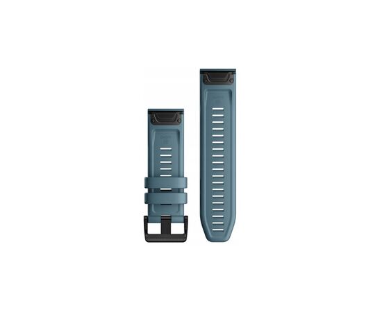 Ремешок для смарт-часов Garmin fenix 6X 26mm QuickFit Lakeside Blue Silicone (010-12864-03), изображение 2 Ремешок для смарт-часов Garmin fenix 6X 26mm QuickFit Lakeside Blue Silicone (010-12864-03), изображение 2