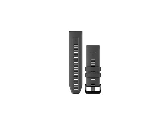 Ремінець до смарт-годинника Garmin fenix 7X 26mm QuickFit Graphite Silicone (010-13117-01)