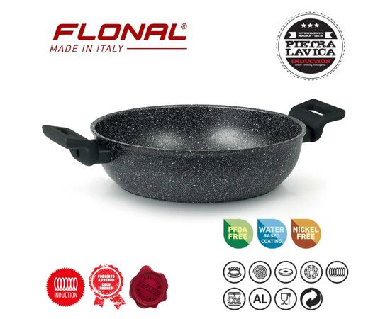Сотейник Flonal Pietra Lavica 30 см (PLIT23080), изображение 3 Сотейник Flonal Pietra Lavica 30 см (PLIT23080), изображение 3