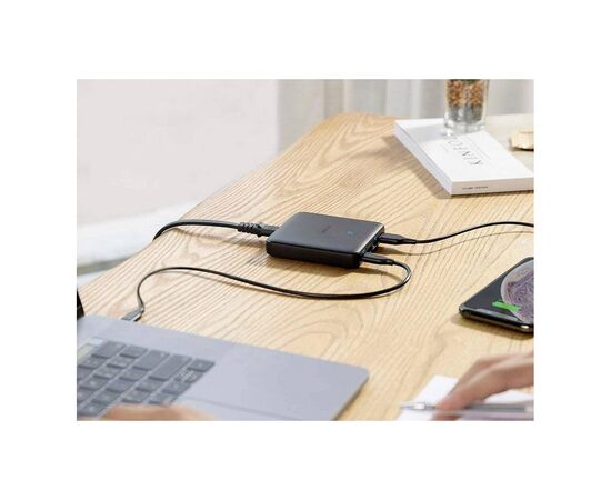 Зарядний пристрій Anker PowerPort Atom III Slim 4 - 65W 3&1xUSB-C PIQ3.0 (A2045G11), зображення 3