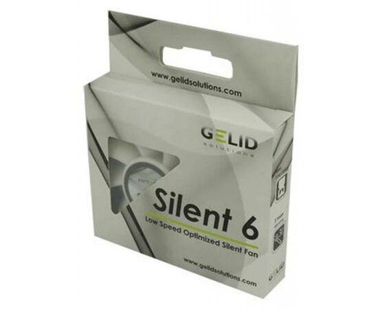 Кулер для корпуса Gelid Solutions Silent 6 60 mm (FN-SX06-32), изображение 3 Кулер для корпуса Gelid Solutions Silent 6 60 mm (FN-SX06-32), изображение 3