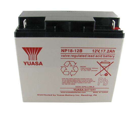Батарея к ИБП Yuasa 12В 17.2 Ач (NP18-12B), изображение 3 Батарея к ИБП Yuasa 12В 17.2 Ач (NP18-12B), изображение 3