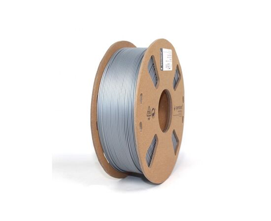 Пластик для 3D-принтера Gembird PLA+, 1.75 мм, 1 kg, silver (3DP-PLA+1.75-02-S)