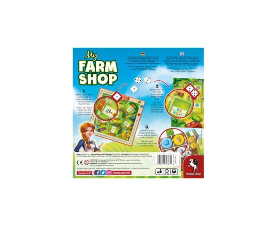 Настольная игра Pegasus Spiele Мой фермерский магазин (My Farm Shop) английский (PS094), изображение 5 Настольная игра Pegasus Spiele Мой фермерский магазин (My Farm Shop) английский (PS094), изображение 5