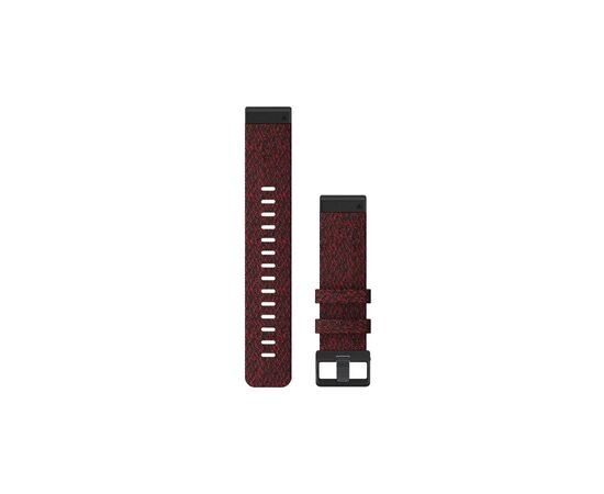 Ремінець до смарт-годинника Garmin fenix 6 22mm QuickFit Heathered Red Nylon (010-12863-06)