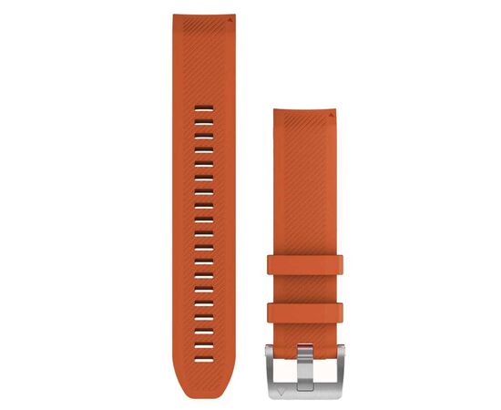 Ремінець до смарт-годинника Garmin MARQ, QuickFit 22m, Ember Orange, Silicone Strap (010-12738-34)