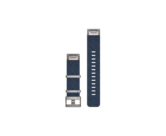 Ремешок для смарт-часов Garmin MARQ, QuickFit 22m, Jacquard Weave Nylon Strap, Indigo (010-12738-02), изображение 2 Ремешок для смарт-часов Garmin MARQ, QuickFit 22m, Jacquard Weave Nylon Strap, Indigo (010-12738-02), изображение 2