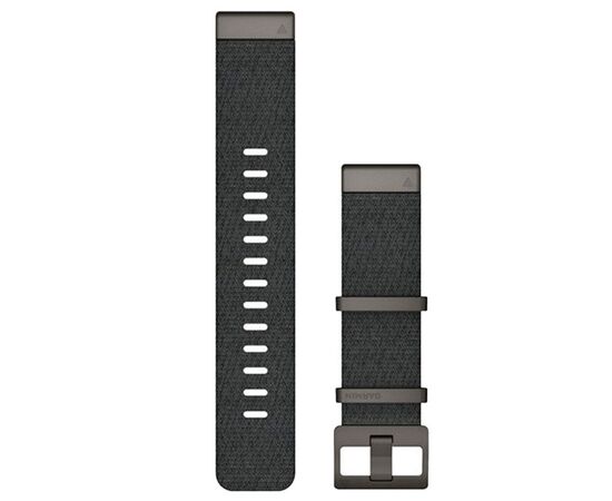 Ремінець до смарт-годинника Garmin MARQ, QuickFit 22m, Jacquard Weave Nylon Strap, Black (010-12738-21)