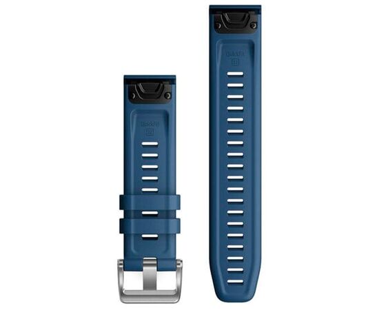 Ремешок для смарт-часов Garmin quatix 6 22mm QuickFit Captain Blue Silicone (010-12863-21), изображение 2 Ремешок для смарт-часов Garmin quatix 6 22mm QuickFit Captain Blue Silicone (010-12863-21), изображение 2