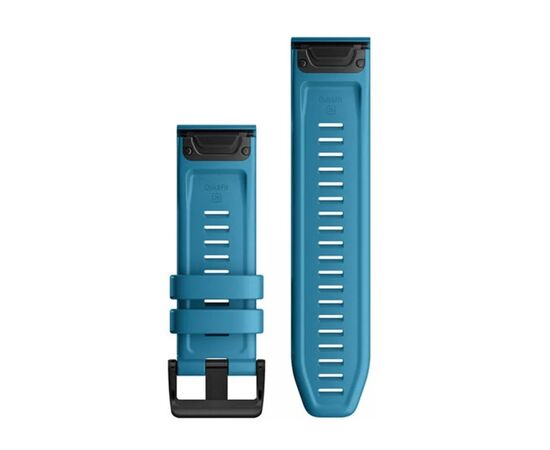 Ремінець до смарт-годинника Garmin quatix 6X 26mm QuickFit Cirrus Blue Silicone (010-12864-21), зображення 2 Ремінець до смарт-годинника Garmin quatix 6X 26mm QuickFit Cirrus Blue Silicone (010-12864-21), зображення 2