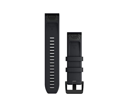 Ремешок для смарт-часов Garmin QuickFit 22 Watch Bands, Black with Black Stainless Steel Hardware (010-12901-00), изображение 2 Ремешок для смарт-часов Garmin QuickFit 22 Watch Bands, Black with Black Stainless Steel Hardware (010-12901-00), изображение 2