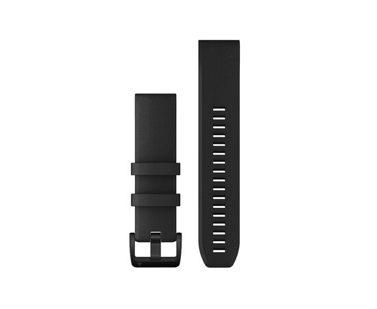 Ремінець до смарт-годинника Garmin QuickFit 22 Watch Bands, Black with Black Stainless Steel Hardware (010-12901-00)